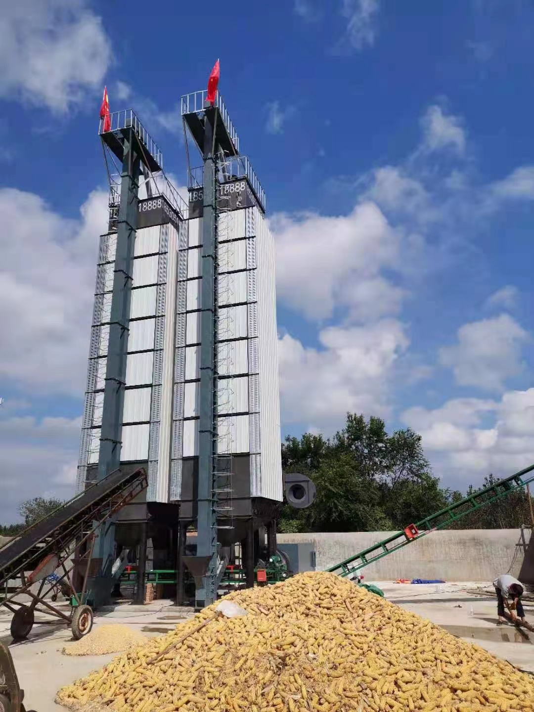 玉米烘干塔 玉米烘干塔